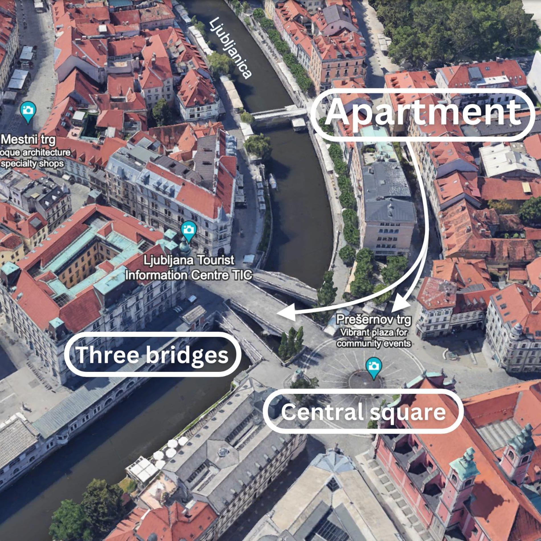 Authentic City Stay Lubiana Esterno foto